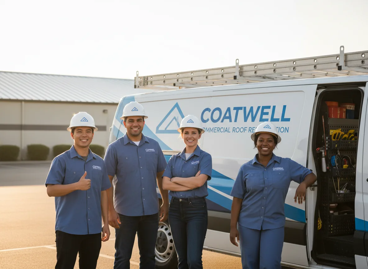 Commercial roof coating company in Okay, OK
